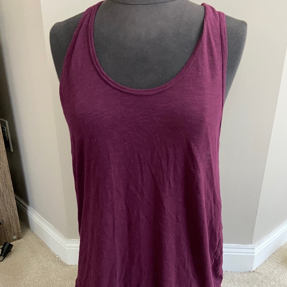 VS PINK Burgundy Tank Top